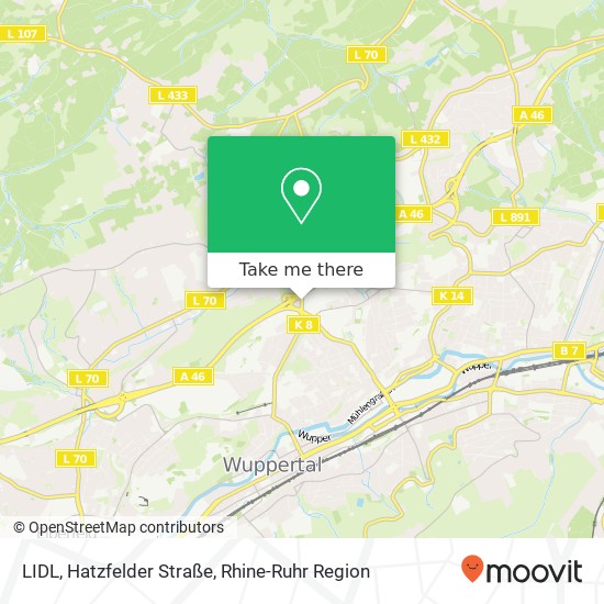 LIDL, Hatzfelder Straße map