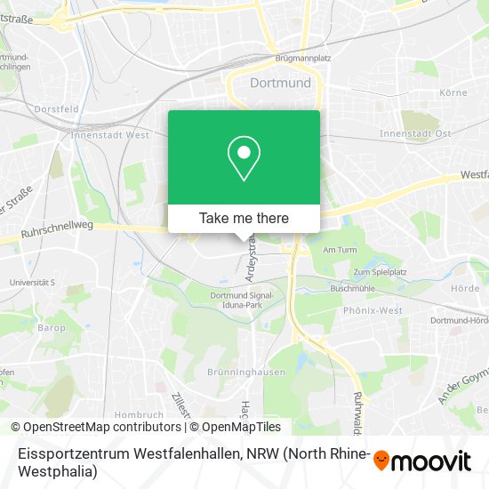 Eissportzentrum Westfalenhallen map
