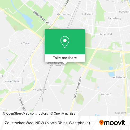 Карта Zollstocker Weg