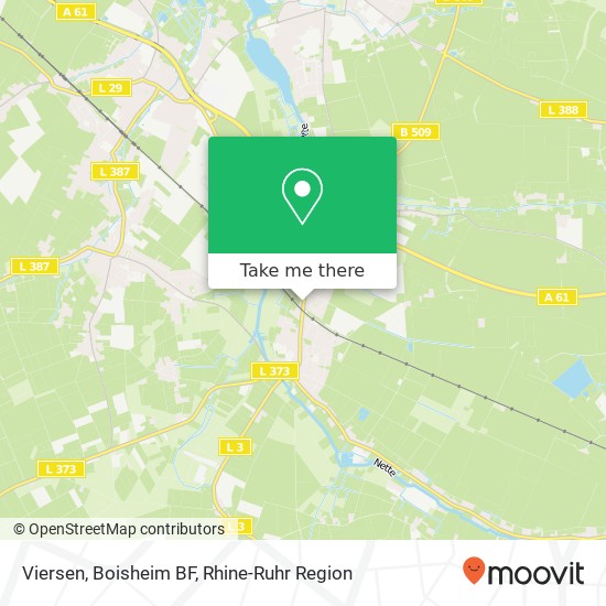 Карта Viersen, Boisheim BF