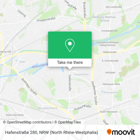 Hafenstraße 280 map
