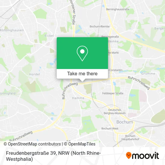 Карта Freudenbergstraße 39