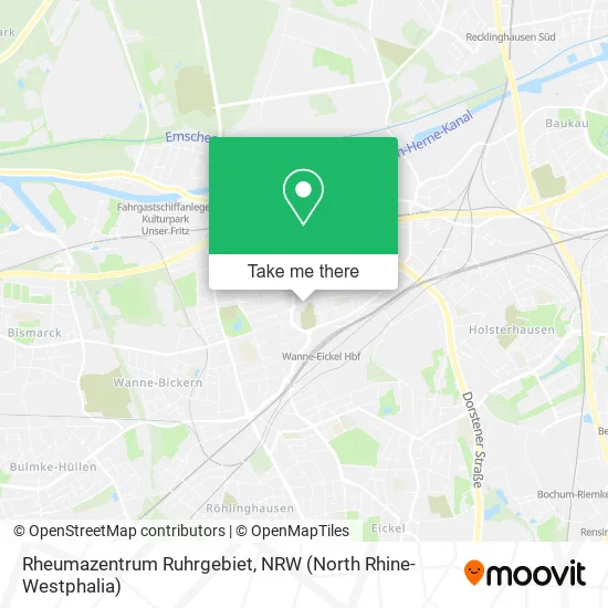 Rheumazentrum Ruhrgebiet map