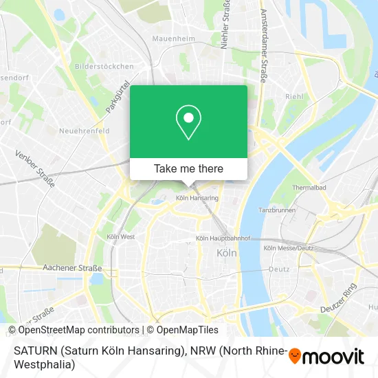Карта SATURN (Saturn Köln Hansaring)