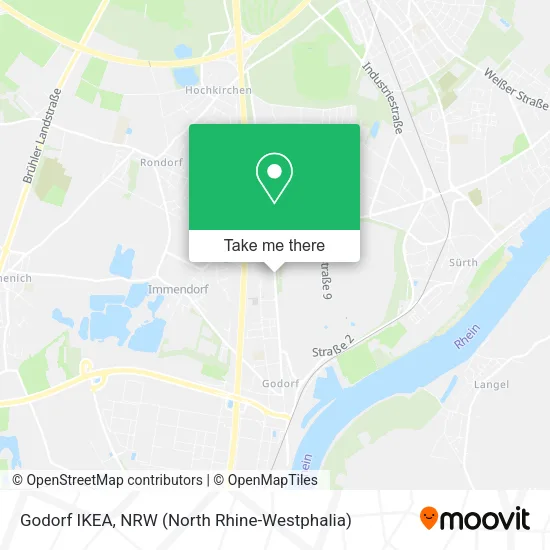 Godorf IKEA map