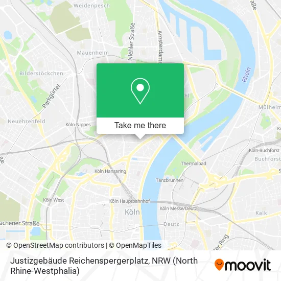 Карта Justizgebäude Reichenspergerplatz
