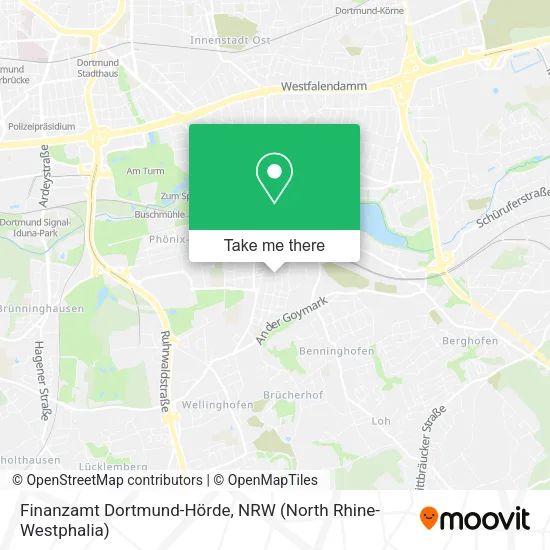 Finanzamt Dortmund-Hörde map
