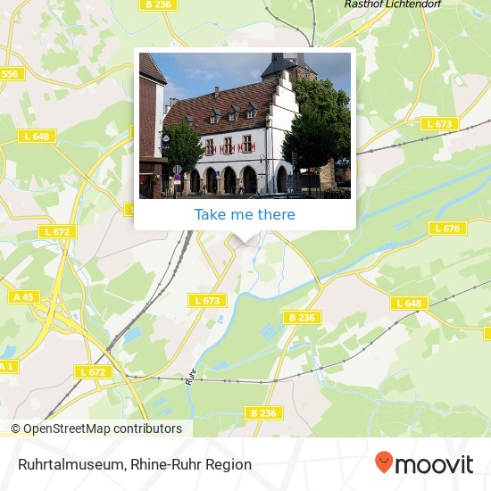 Ruhrtalmuseum map