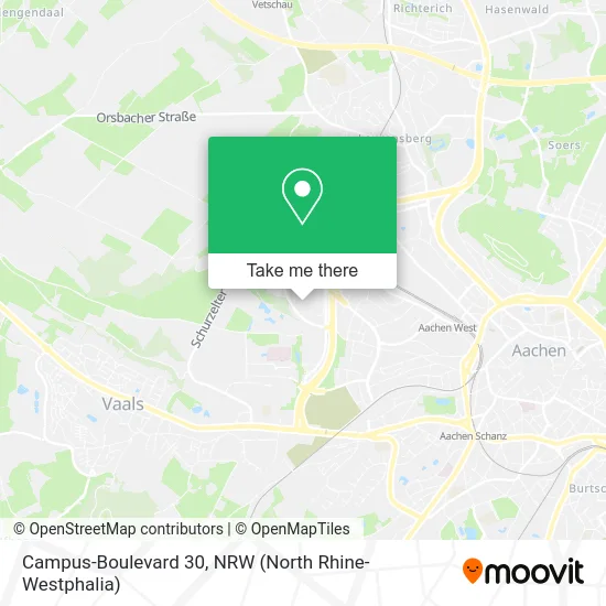 Campus-Boulevard 30 map