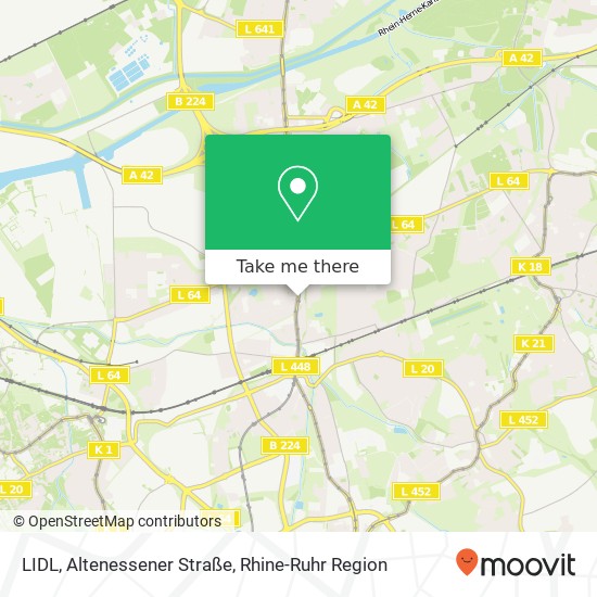 LIDL, Altenessener Straße map