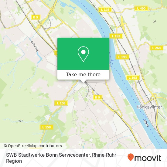 SWB Stadtwerke Bonn Servicecenter map