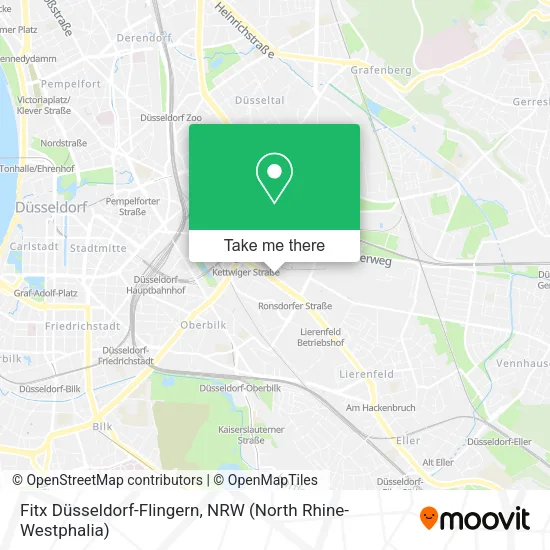 Карта Fitx Düsseldorf-Flingern
