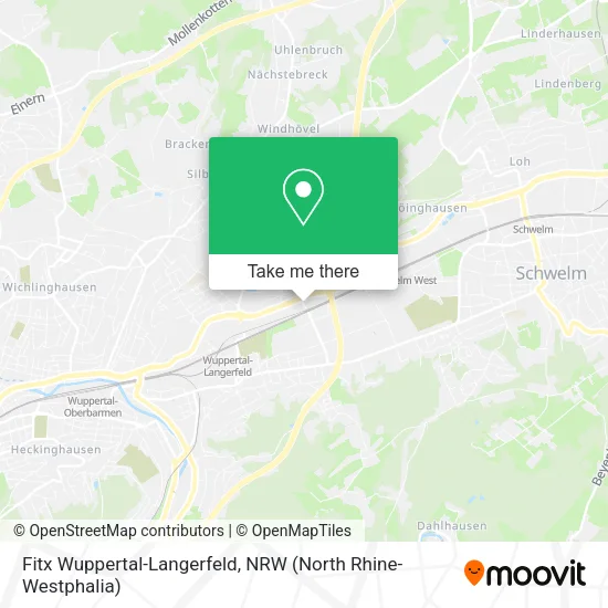 Карта Fitx Wuppertal-Langerfeld