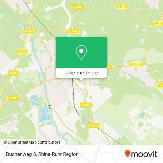 Buchenweg 3 map