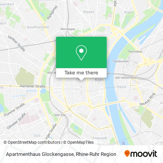Apartmenthaus Glockengasse map