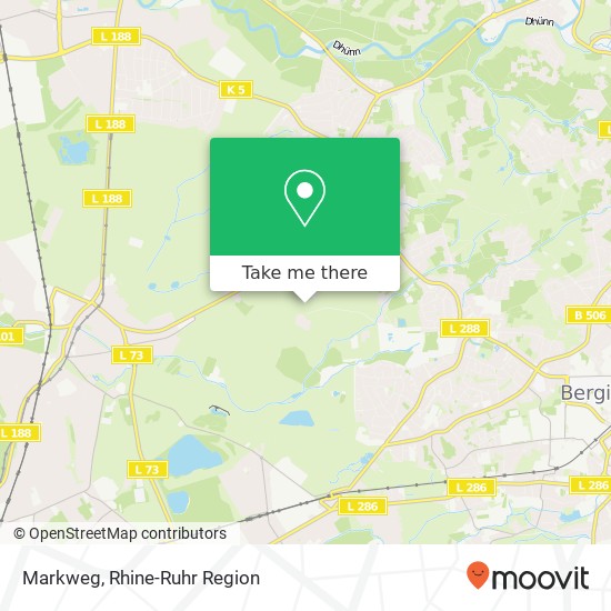 Markweg map