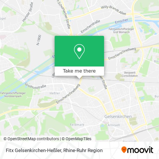 Fitx Gelsenkirchen-Heßler map