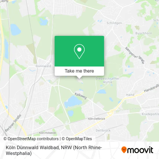Карта Köln Dünnwald Waldbad
