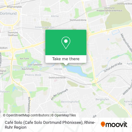 Café Solo (Cafe Solo Dortmund Phönixsee) map