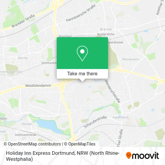 Карта Holiday Inn Express Dortmund