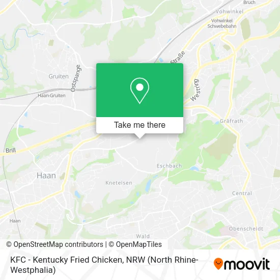 Карта KFC - Kentucky Fried Chicken