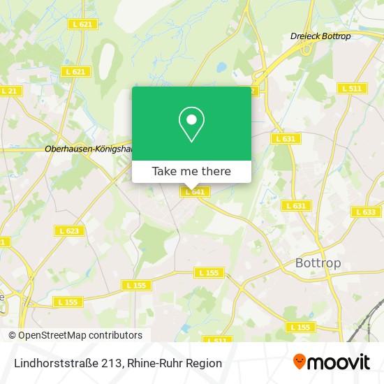 Lindhorststraße 213 map