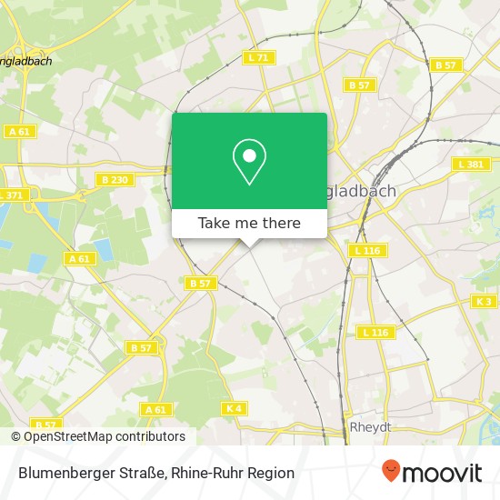 Blumenberger Straße map