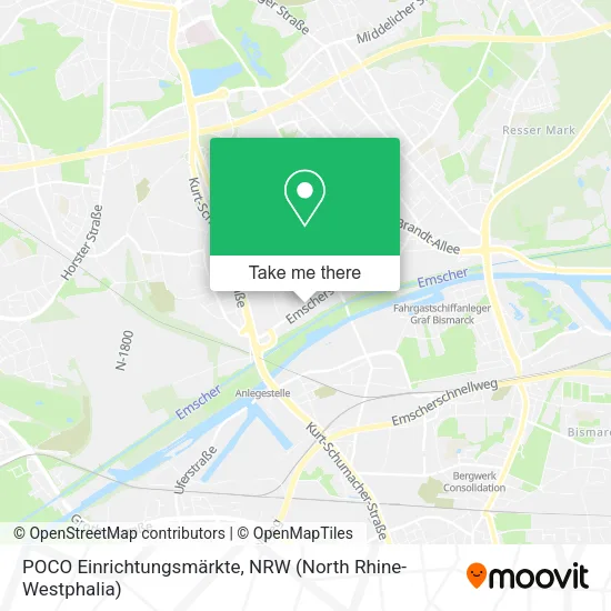 Карта POCO Einrichtungsmärkte