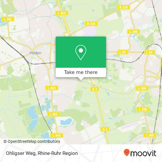 Ohligser Weg map