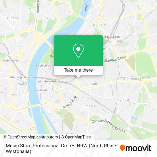 Карта Music Store Professional GmbH
