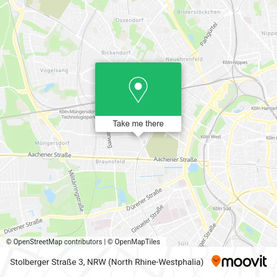 Карта Stolberger Straße 3