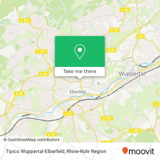 Карта Tipico Wuppertal-Elberfeld