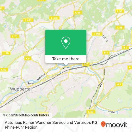 Autohaus Rainer Wandner Service und Vertriebs KG map