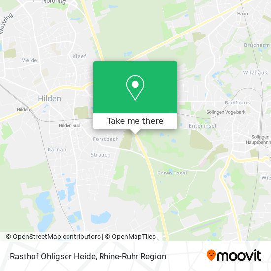 Rasthof Ohligser Heide map