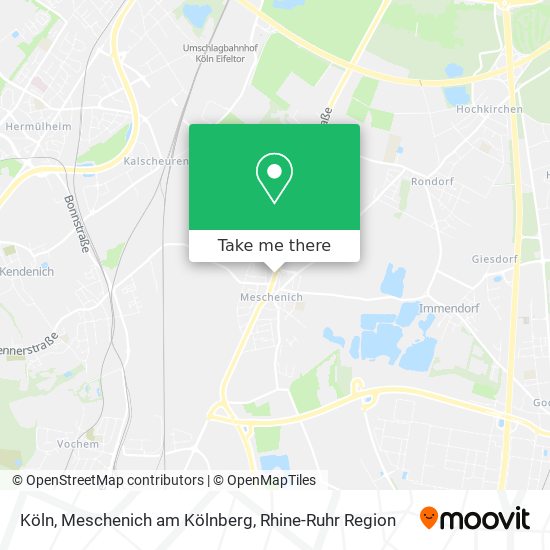 Köln, Meschenich am Kölnberg map