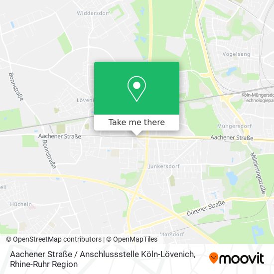 Aachener Straße / Anschlussstelle Köln-Lövenich map