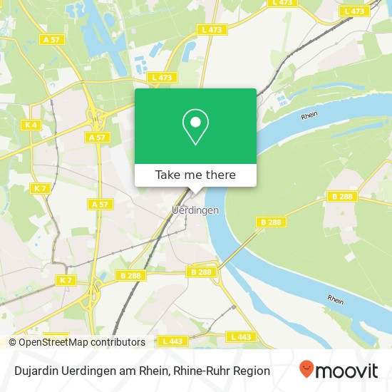 Карта Dujardin Uerdingen am Rhein