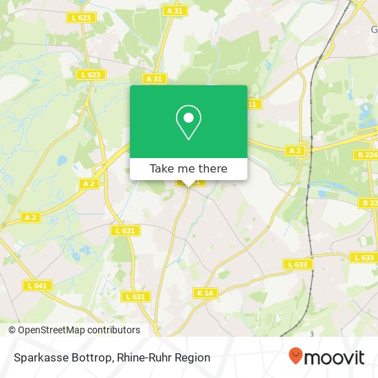 Sparkasse Bottrop map