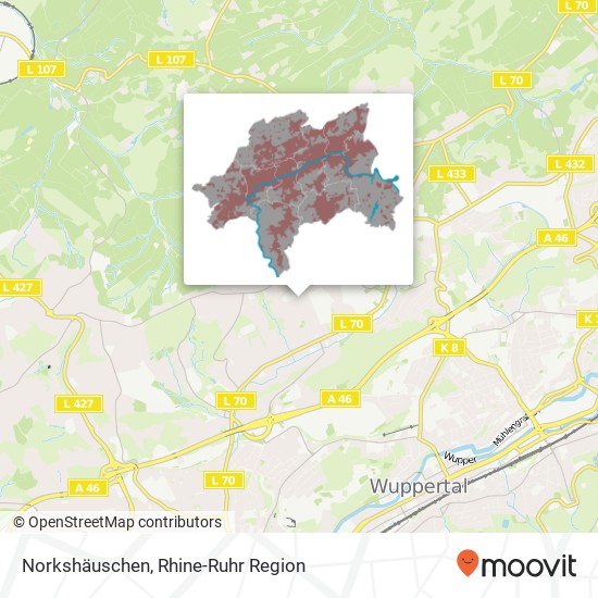 Norkshäuschen map