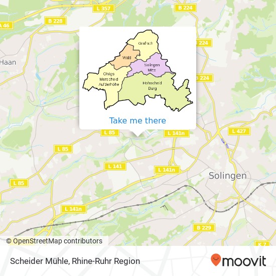 Scheider Mühle map