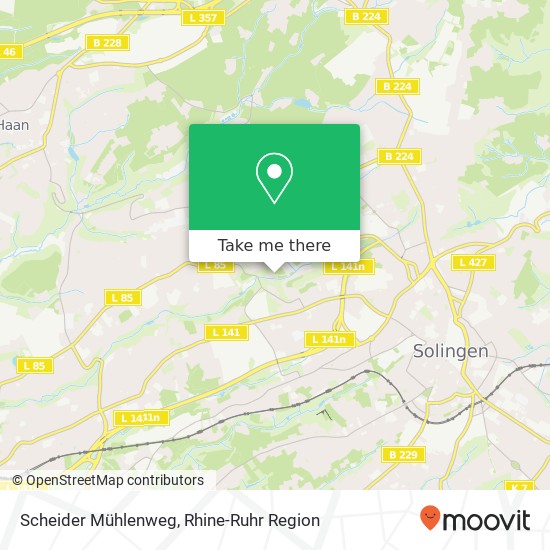 Scheider Mühlenweg map