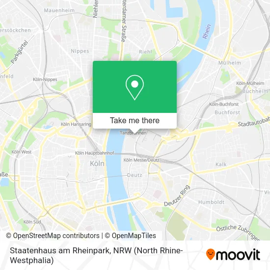 Карта Staatenhaus am Rheinpark