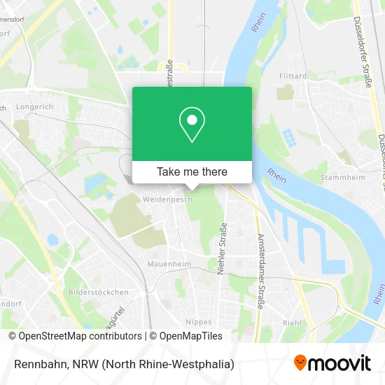 Rennbahn map