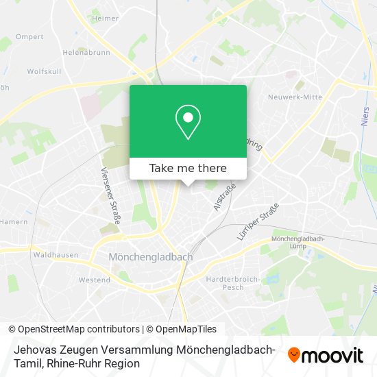 Jehovas Zeugen Versammlung Mönchengladbach-Tamil map