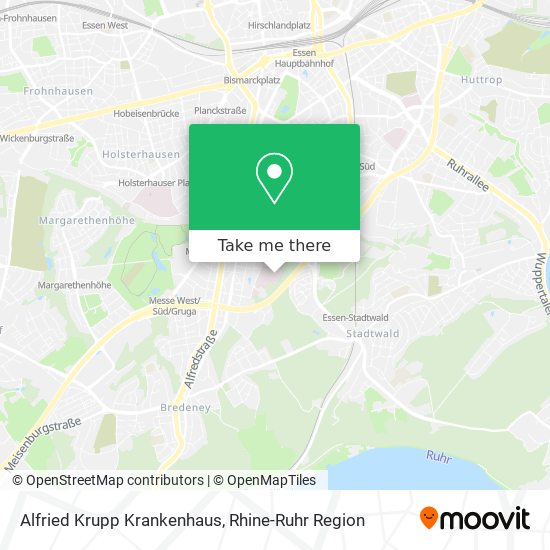 Alfried Krupp Krankenhaus map