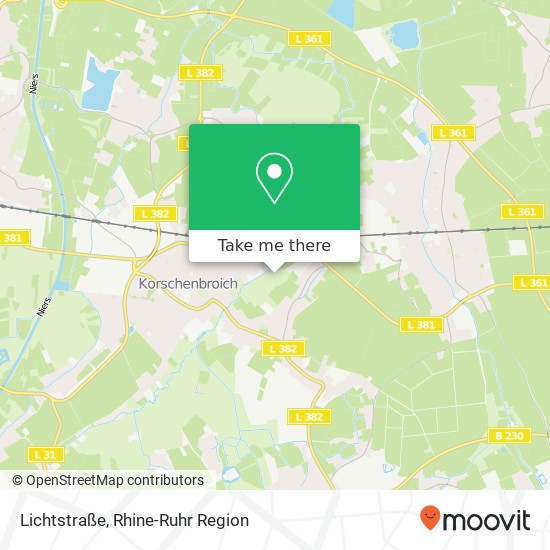 Lichtstraße map