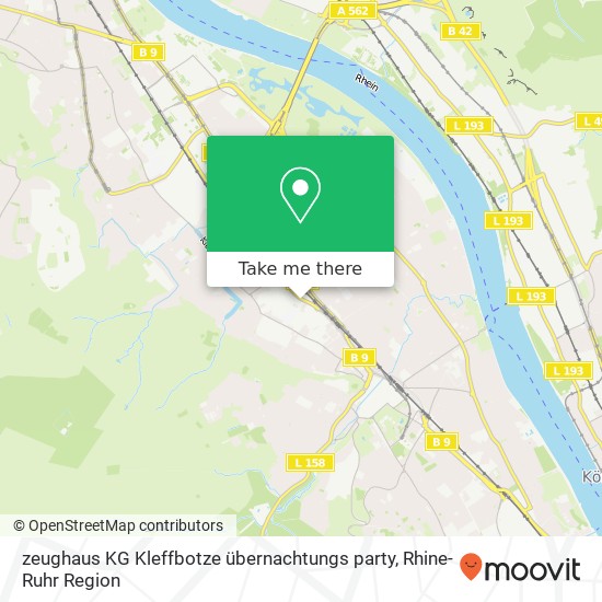 zeughaus KG Kleffbotze übernachtungs party map