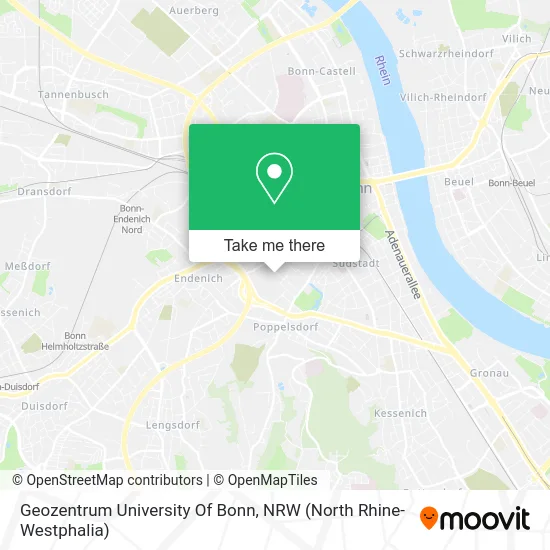 Карта Geozentrum University Of Bonn