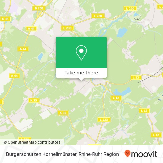 Bürgerschützen Kornelimünster map