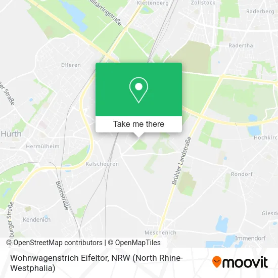 Карта Wohnwagenstrich Eifeltor